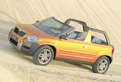 - Skoda Yeti Cabrio, 2005 .