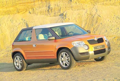 - Skoda Yeti Cabrio, 2005 .